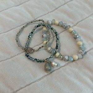 Beaded bracelets (3) excellent condition